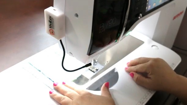 Vivilux Sewing Machine Light is an Adjustable Flexible Re-positional Light Source, Rechargeable